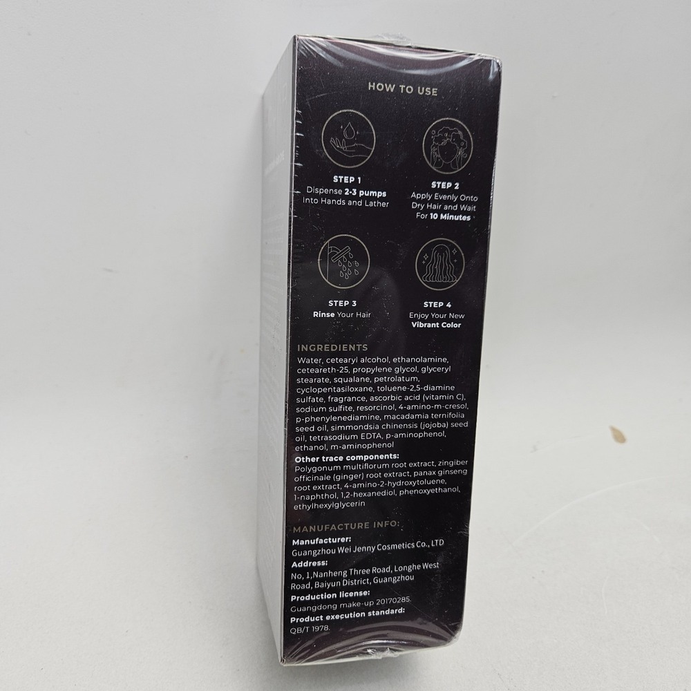 2 Polar Dark-Brown Hair Dye Shampoo Rich Color No-toxic Deep Care 6.7oz Brunette - Picture 4 of 7